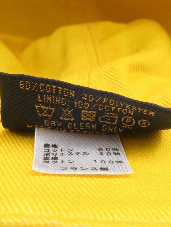 Auth LOUIS VUITTON Monogram Hat Black/Yellow Cotton/Polyester - h31849k main image 7